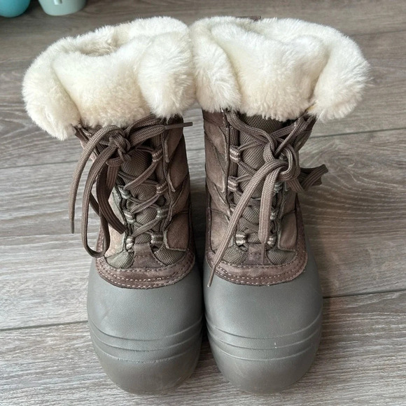 Columbia  Sierra Summette Snow Boots Brown Suede Thermolite H5 - Picture 3 of 14